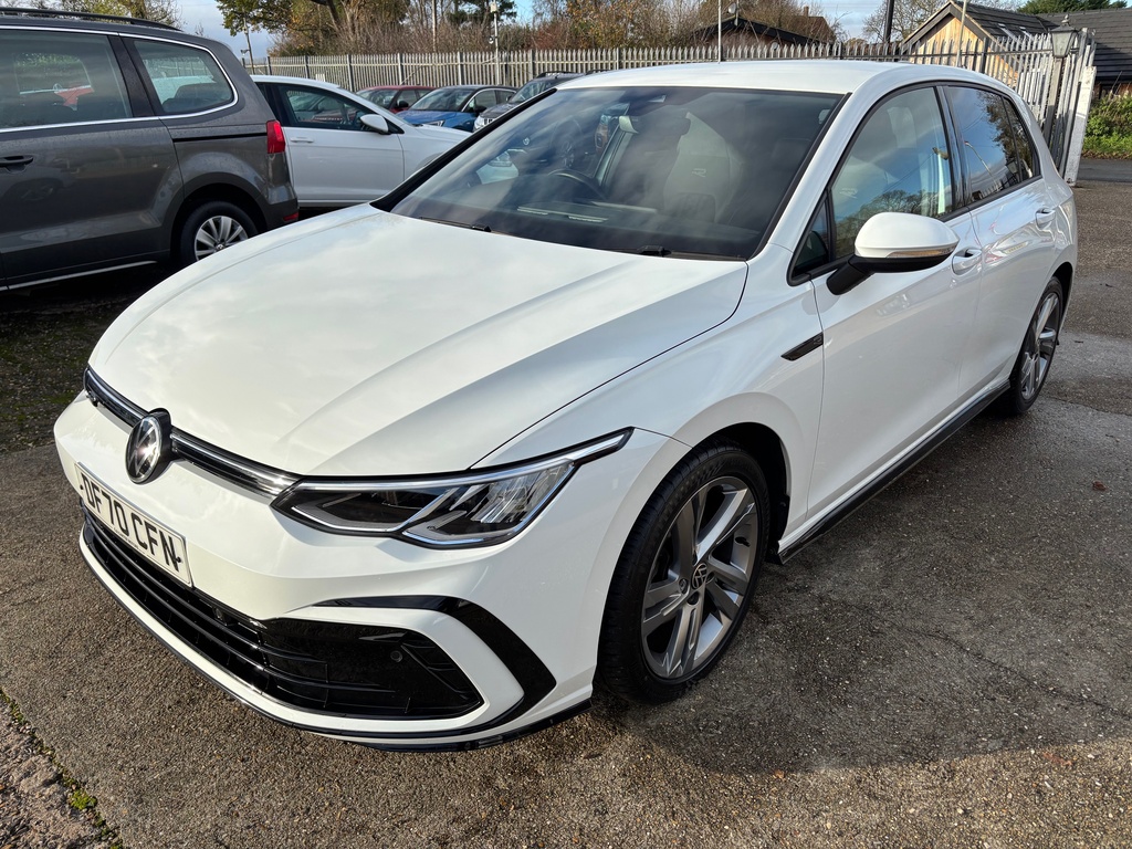 Volkswagen Golf 2.0 Tdi R-line Dsg Euro 6 S S DF70CFN White #3