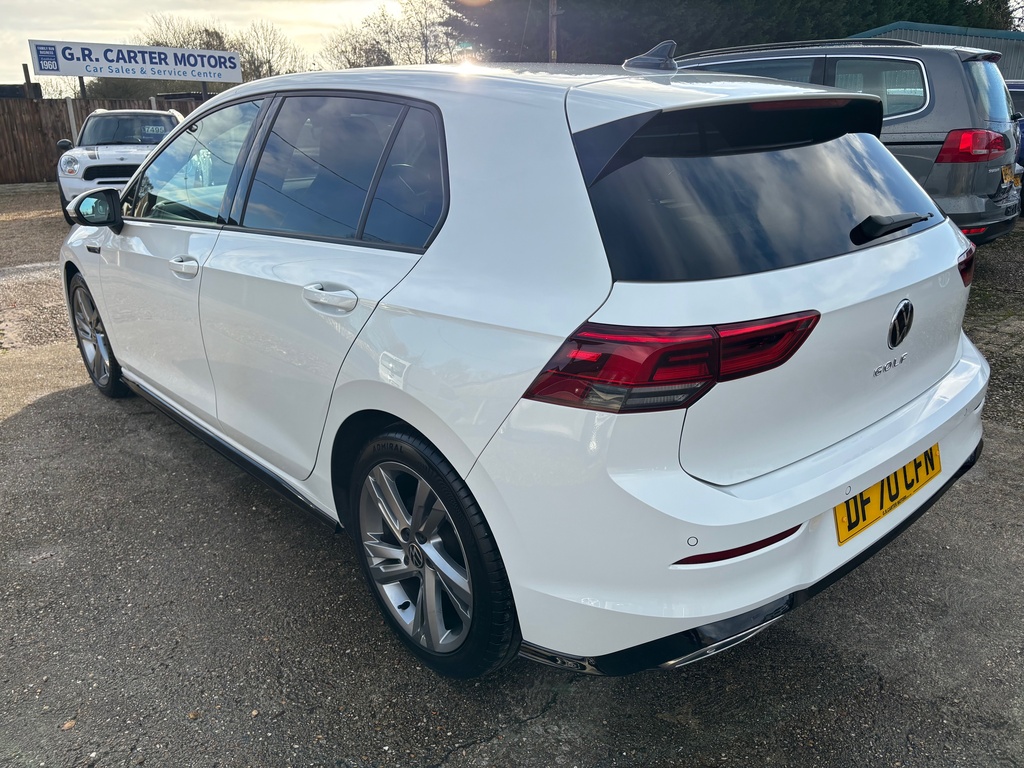 Volkswagen Golf 2.0 Tdi R-line Dsg Euro 6 S S DF70CFN White #4