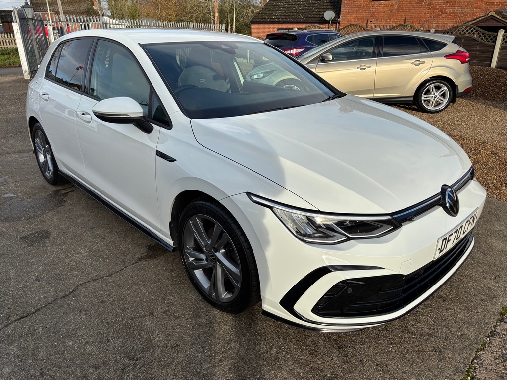 Volkswagen Golf 2.0 Tdi R-line Dsg Euro 6 S S White