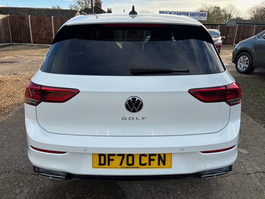 Volkswagen Golf 2.0 Tdi R-line Dsg Euro 6 S S DF70CFN White #5
