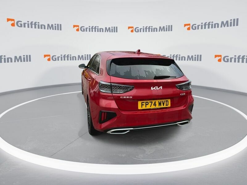 Kia Ceed 1.5 T-gdi Gt-line Hatchback Euro FP74WVD Red #5