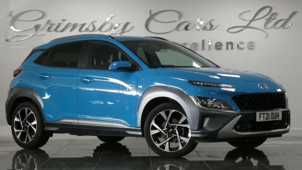 Hyundai Kona Suv 1.0 T-gdi Mhev Premium Euro 6 Ss 2021 Blue