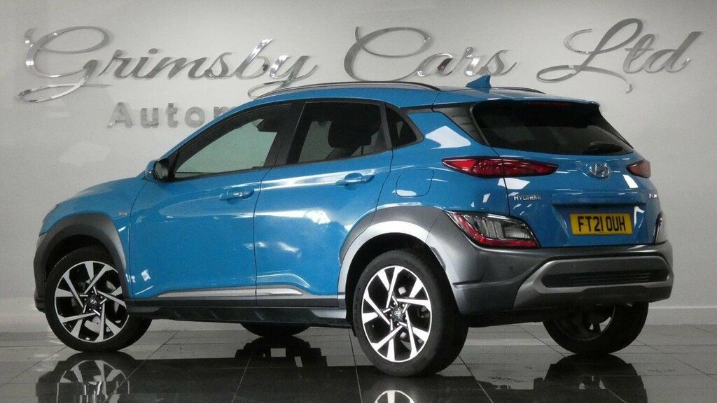 Hyundai Kona Suv 1.0 T-gdi Mhev Premium Euro 6 Ss 2021 FT21OUH Blue #3
