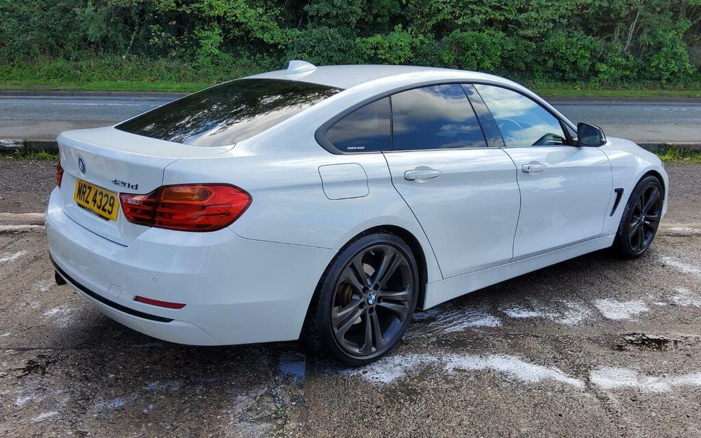 BMW 4 Series Gran Coupe Coupe 420D Sport Gran Coupe 2016 MRZ4329 White #5
