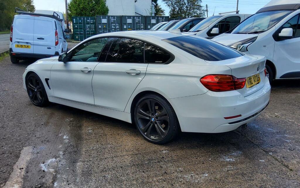BMW 4 Series Gran Coupe Coupe 420D Sport Gran Coupe 2016 MRZ4329 White #6