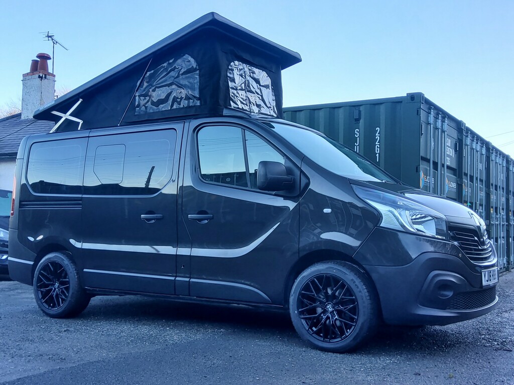 Renault Trafic Camper Van 1.6 Sl27 Dci 95 Business Euro 6 20181 Black