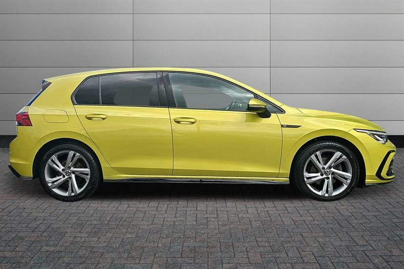 Volkswagen Golf 2.0 Tdi 150 R-line Dsg DE24TSZ Yellow #4
