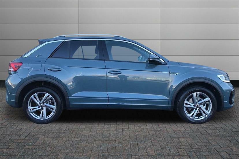 Volkswagen T-Roc 1.5 Tsi R-line Dsg DC25XLH Blue #4