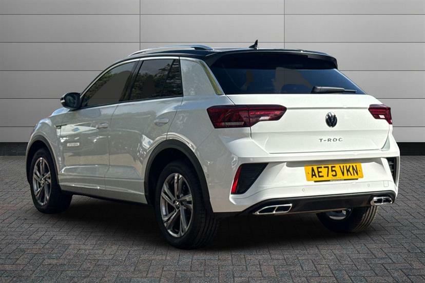 Volkswagen T-Roc 1.5 Tsi R-line Dsg AE75VKN White #3