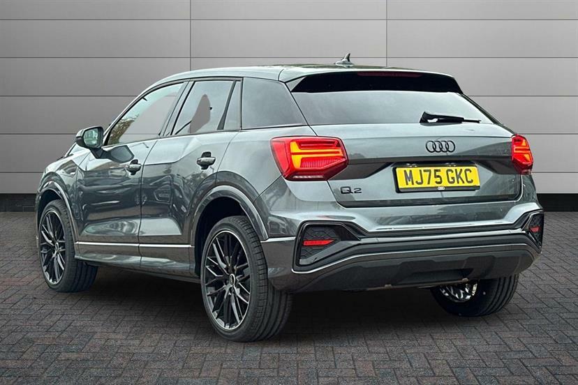 Audi Q2 30 Tfsi 116 Black Edition MJ75GKC Grey #3