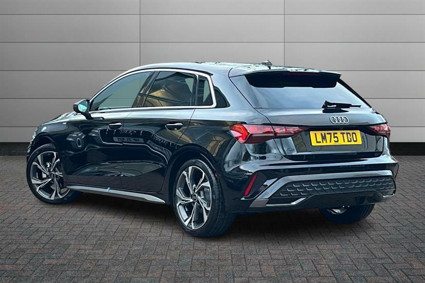 Audi A3 1.5 Tfsi 150 S Line S Tronic Tech Pack LM75TDO Black #3