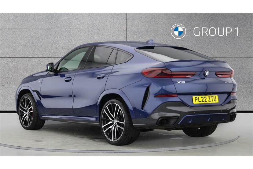 BMW X6 Xdrive30d Mht M Sport Step PL22ZTU Blue #2