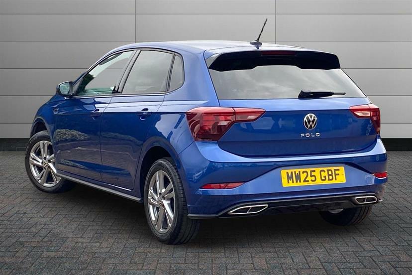 Volkswagen Polo 1.0 Tsi R-line MW25GBF Blue #3