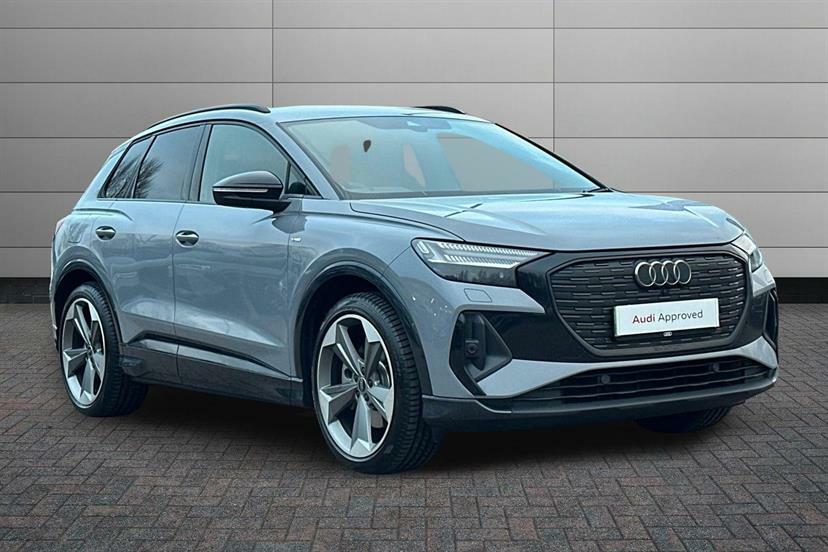 Audi Q4 E Tron 150Kw 40 63Kwh Black Edition Tech Pack Grey