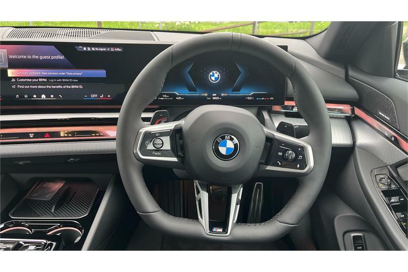 BMW 5 Series 520I M Sport Pro LS75YYR Black #5