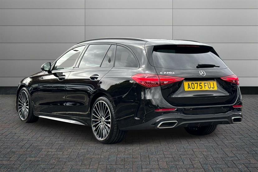Mercedes-Benz C Class C220d Amg Line Premium Plus 9G-tronic Black #2