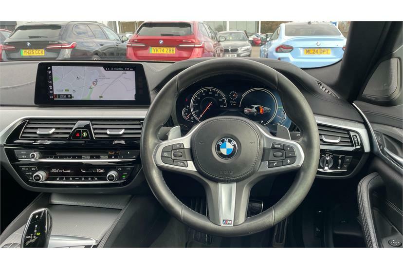BMW 5 Series 520D Xdrive M Sport KP67WLN Blue #5