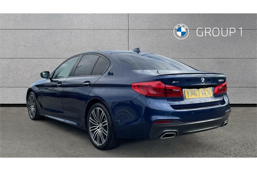 BMW 5 Series 520D Xdrive M Sport KP67WLN Blue #2