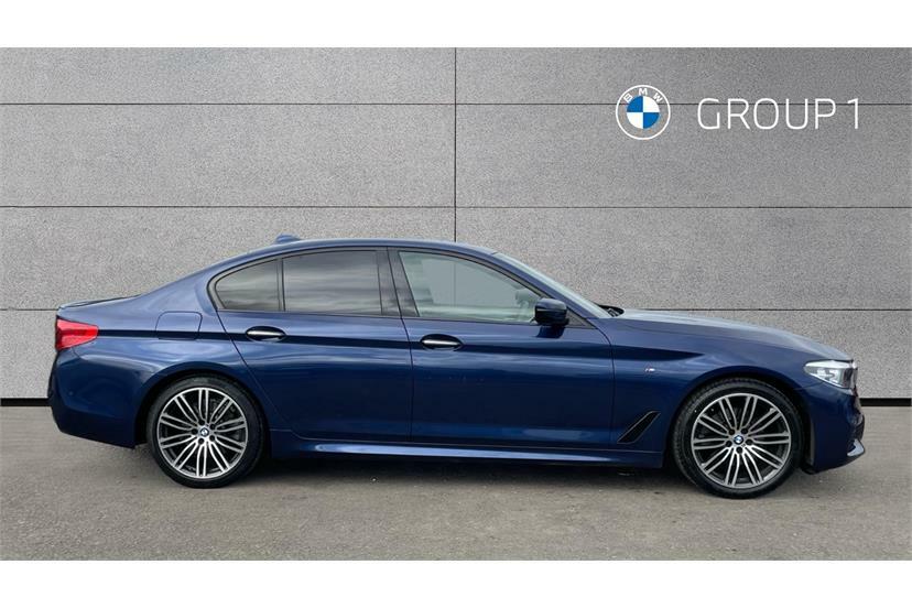 BMW 5 Series 520D Xdrive M Sport KP67WLN Blue #3