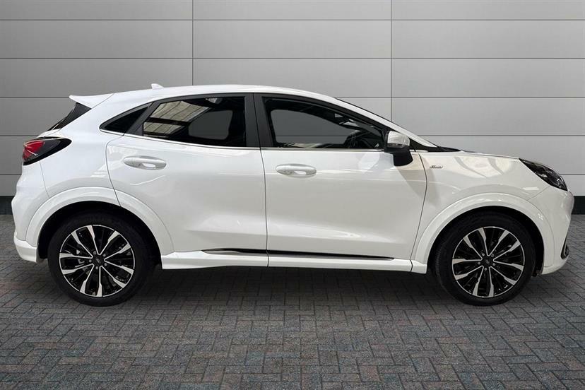 Ford Puma 1.0 Ecoboost Hybr Mhev 155 St-line Vignale Dct SB72UDL White #4