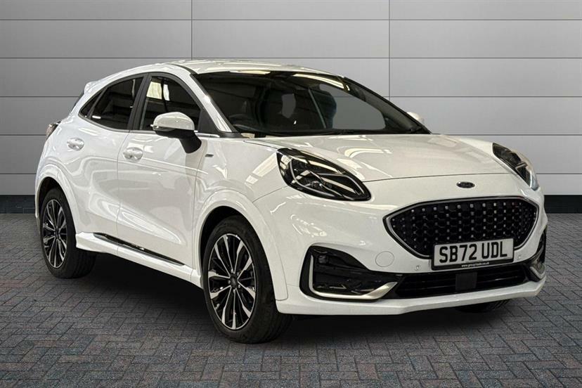 Ford Puma 1.0 Ecoboost Hybr Mhev 155 St-line Vignale Dct White
