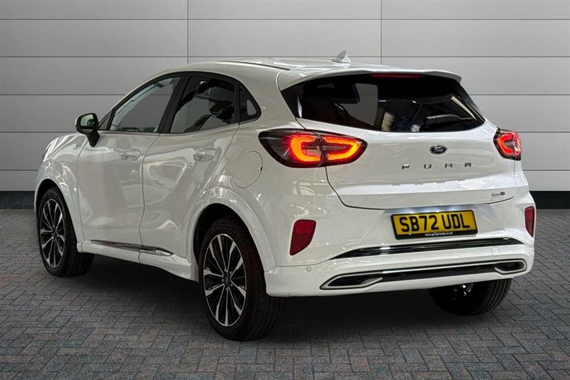 Ford Puma 1.0 Ecoboost Hybr Mhev 155 St-line Vignale Dct SB72UDL White #3