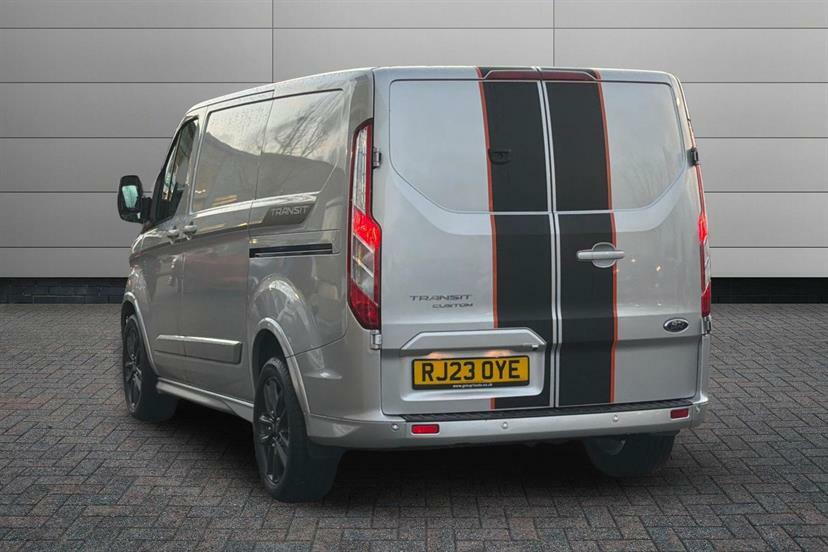 Ford Transit Custom 2.0 Ecoblue 170Ps Low Roof Sport Van RJ23OYE Silver #3