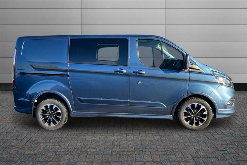 Ford Transit Custom 2.0 Ecoblue 185Ps Low Roof Dcab Sport Van YS71GHB Blue #5