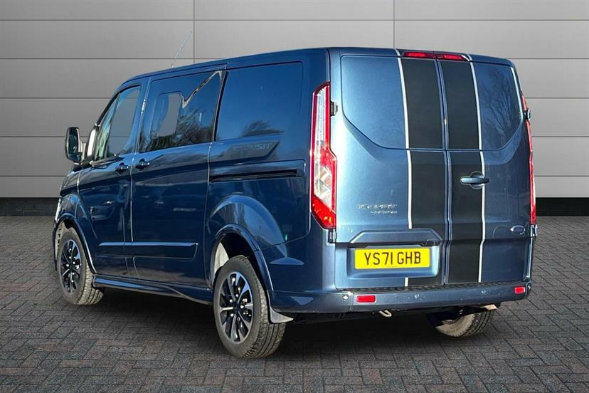 Ford Transit Custom 2.0 Ecoblue 185Ps Low Roof Dcab Sport Van YS71GHB Blue #3