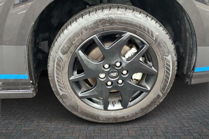 Ford Transit Custom 160Kw 65Kwh H1 Van Sport RX75HXW Black #6