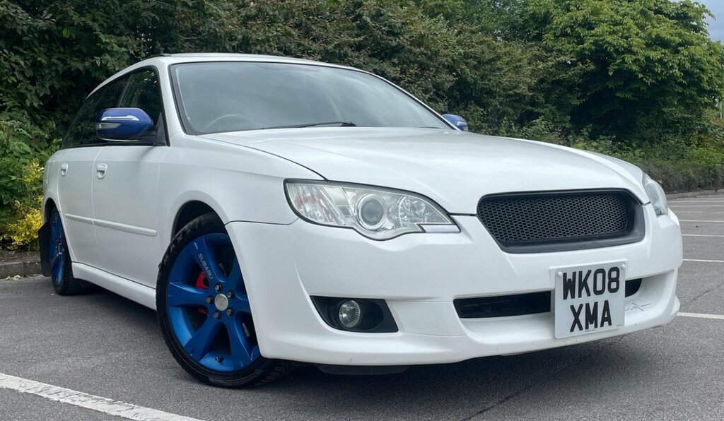 Subaru Legacy 2.5 Se Sport Tourer Black Leather White #6