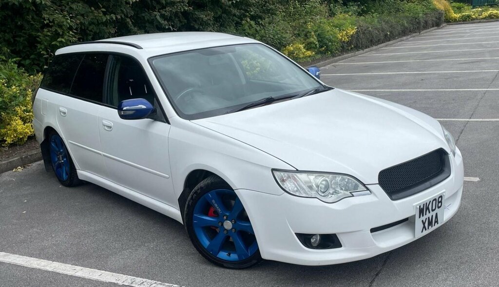 Subaru Legacy 2.5 Se Sport Tourer Black Leather White #4