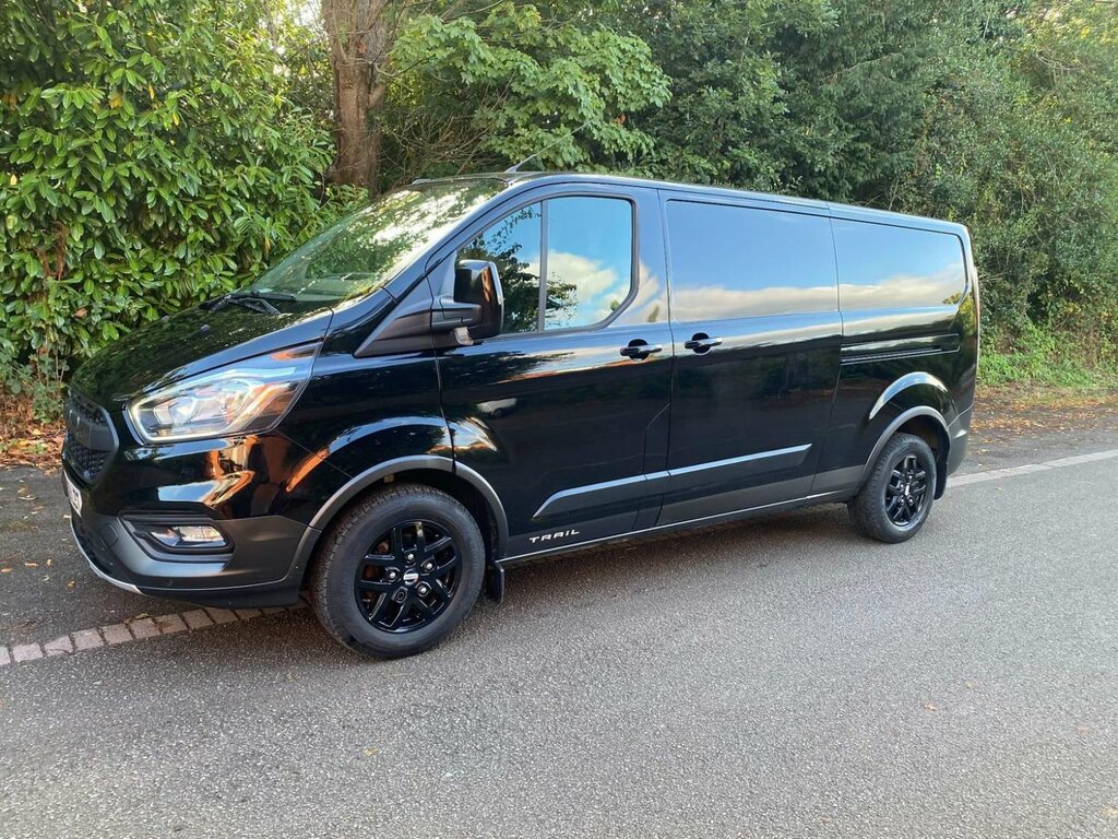 Ford Transit Custom Panel Van 2.0 300 Ecoblue Trail L2 H1 Euro 6 Ss VN21LZT Black #2
