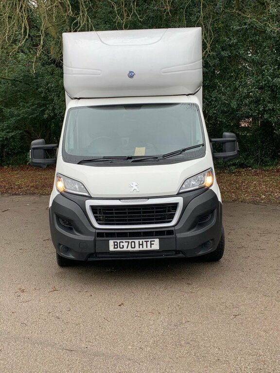 Peugeot Boxer Luton 2.2 Bluehdi 335 Built For Business L4 Euro 6 BG70HTF White #4