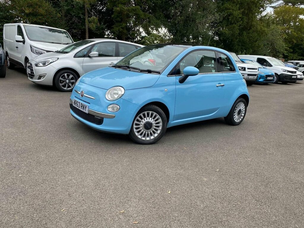 Fiat 500 Hatchback 1.2 Lounge Euro 6 Ss 201363 Blue