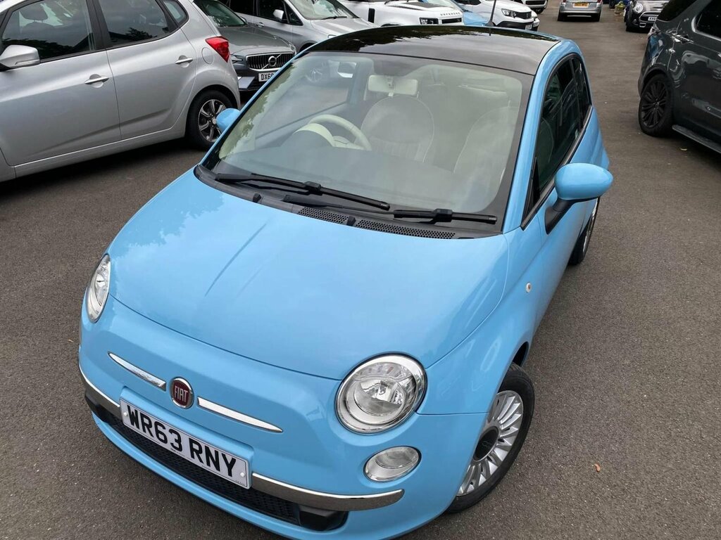 Fiat 500 Hatchback 1.2 Lounge Euro 6 Ss 201363 WR63RNY Blue #5