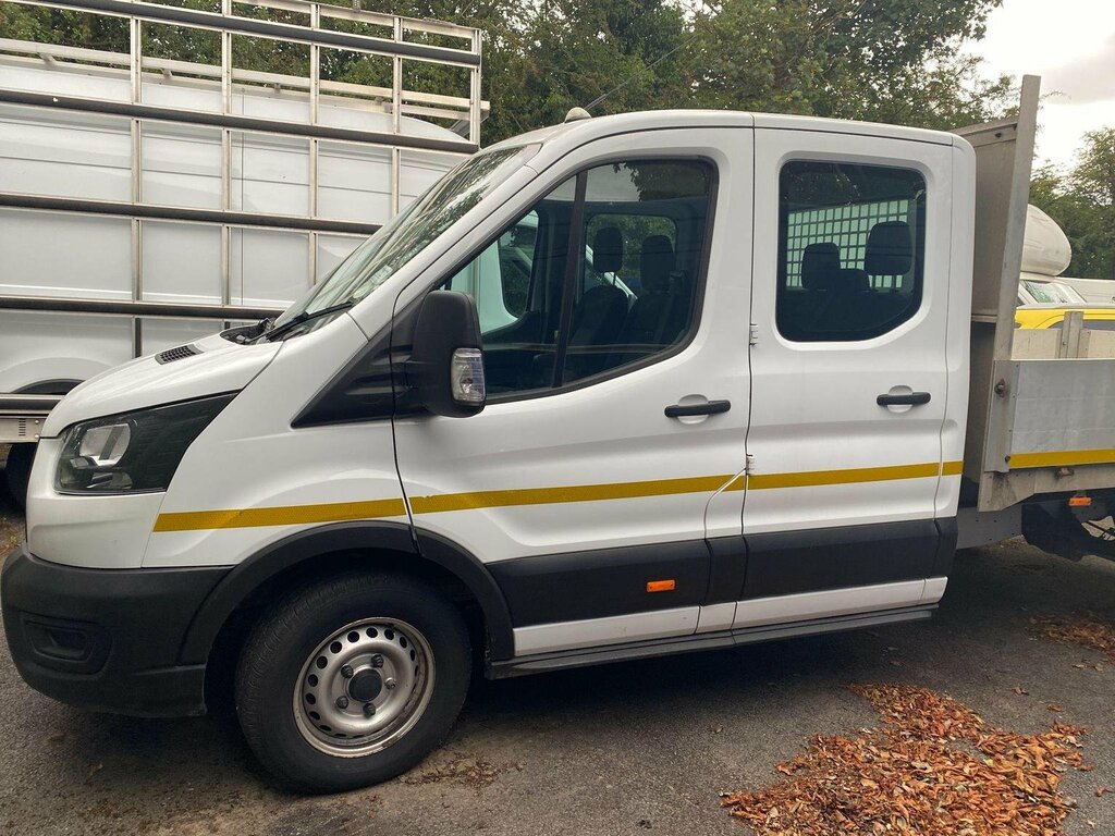 Ford Transit Custom Tipper 2.0 350 Ecoblue Leader Fwd L3 Euro 6 Ss FY72ONM White #6