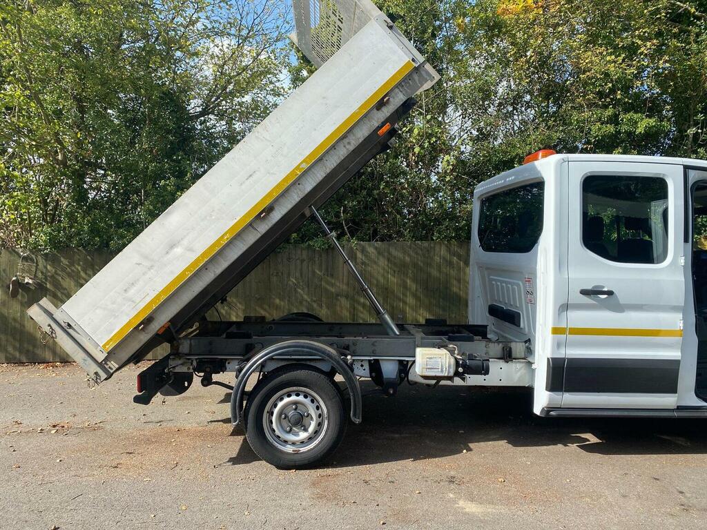 Ford Transit Custom Tipper 2.0 350 Ecoblue Leader Fwd L3 Euro 6 Ss FY72ONM White #2