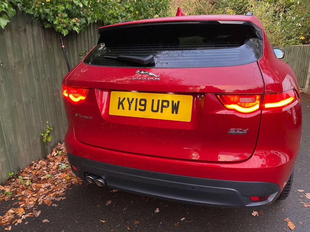Jaguar F-Pace Suv 2.0 D180 R-sport Awd Euro 6 Ss 20 KY19UPW Red #5