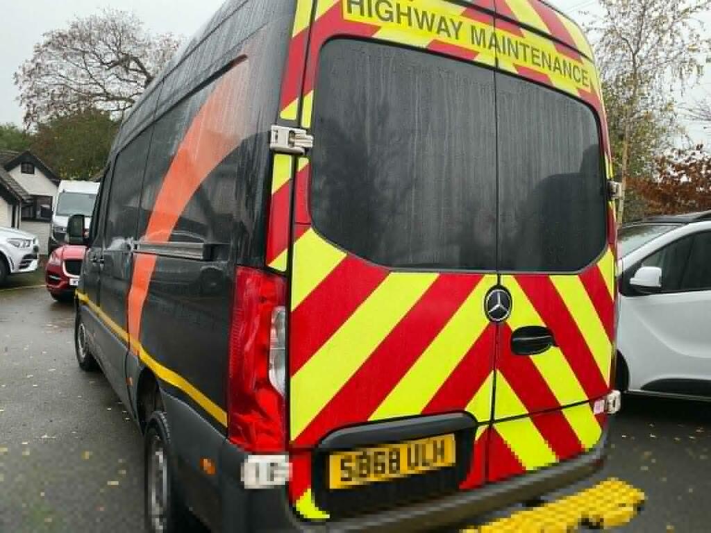 Mercedes-Benz Sprinter Panel Van 2.1 314 Cdi Rwd L2 H2 Euro 6 20186 SB68ULH Black #3