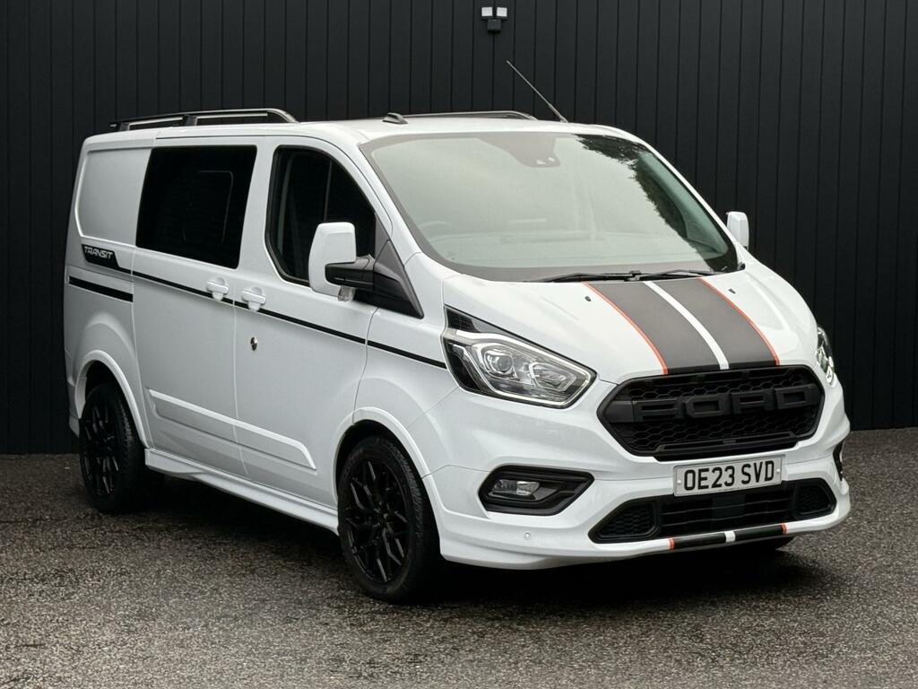 Ford Transit Custom 2.0 320 Ecoblue Sport Crew Van Double Cab Dies OE23SVD White #4
