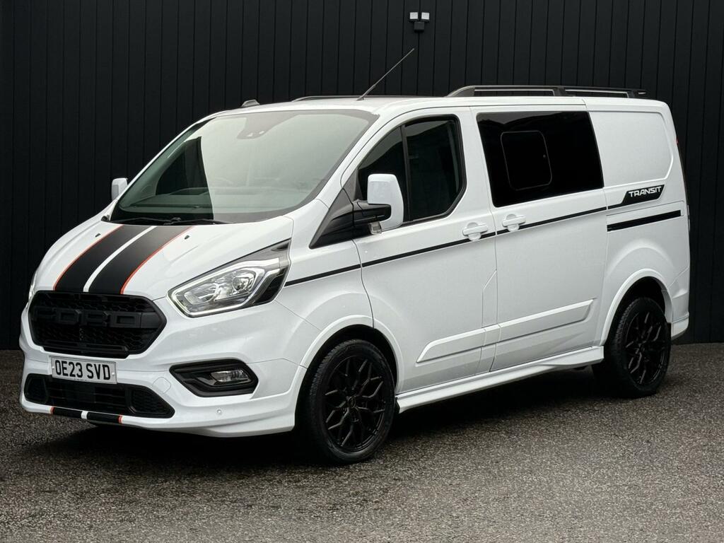 Ford Transit Custom 2.0 320 Ecoblue Sport Crew Van Double Cab Dies OE23SVD White #6