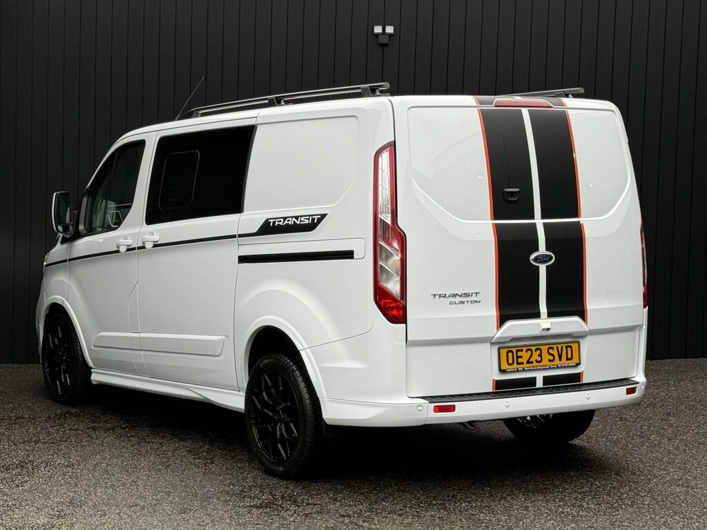 Ford Transit Custom 2.0 320 Ecoblue Sport Crew Van Double Cab Dies OE23SVD White #3