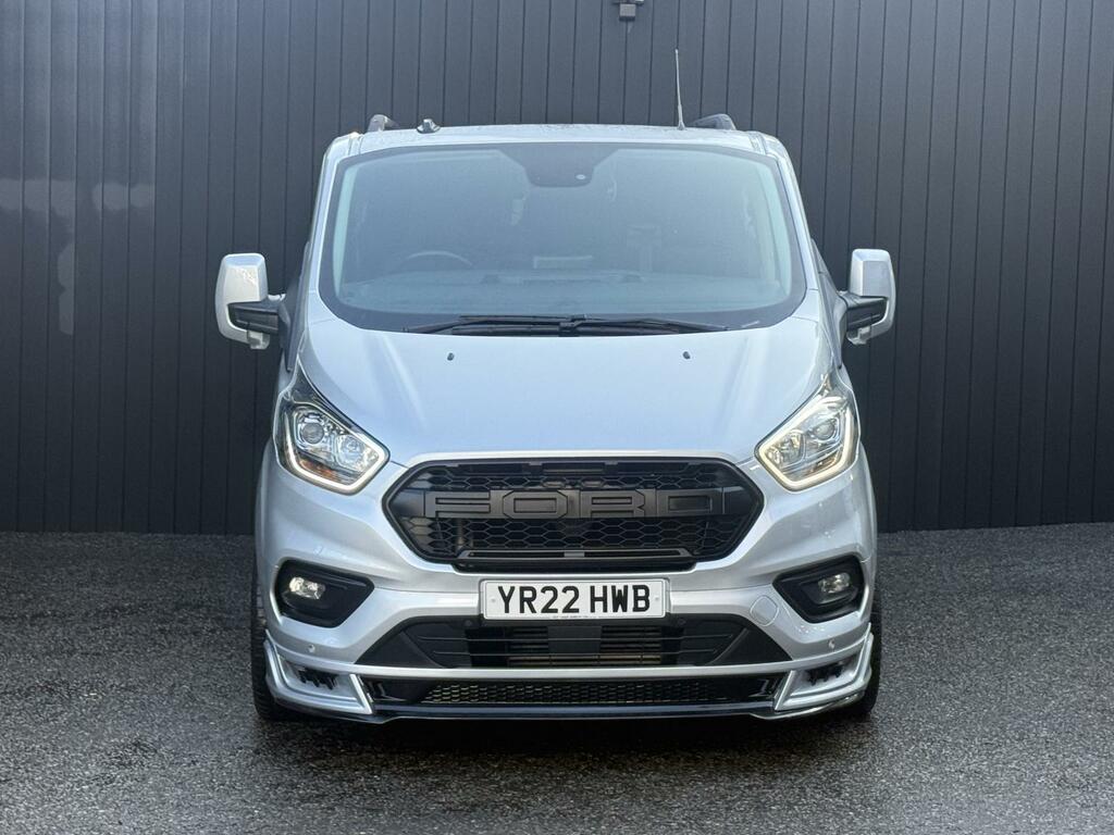 Ford Transit Custom 2.0 Tdci 130 Ps G-sport Crew Van Limited 320 Swb L YR22HWB Silver #5