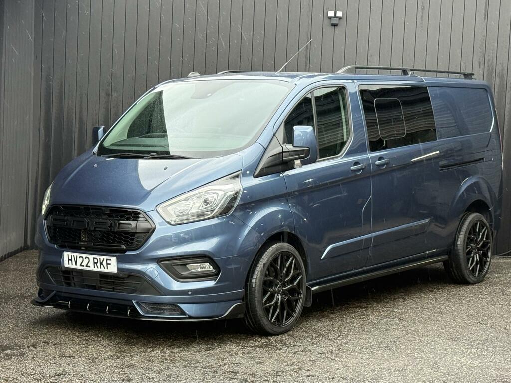 Ford Transit Custom 2.0 130Ps G-sport Limited Crew Van Double Cab Lwb HV22RKF Blue #6