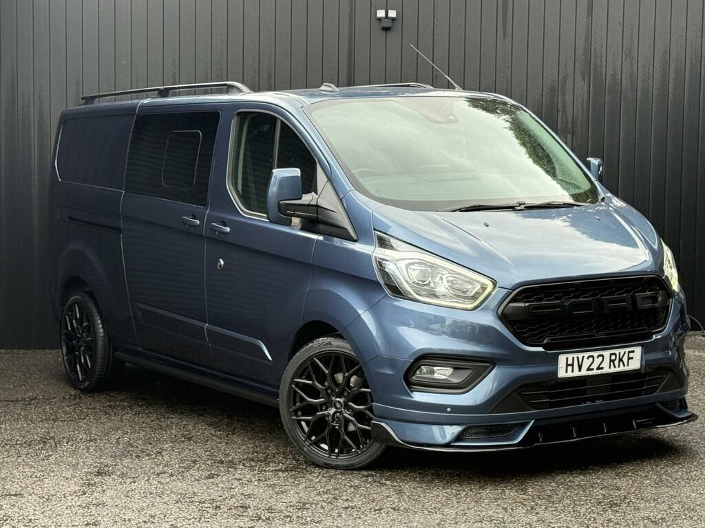 Ford Transit Custom 2.0 130Ps G-sport Limited Crew Van Double Cab Lwb HV22RKF Blue