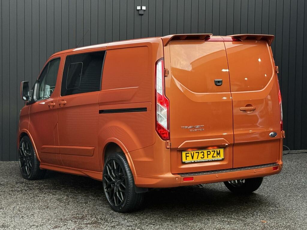 Ford Transit Custom 2.0 170Ps Sport Ecoblue Crew Van Double Cab S FV73PZM Orange #3