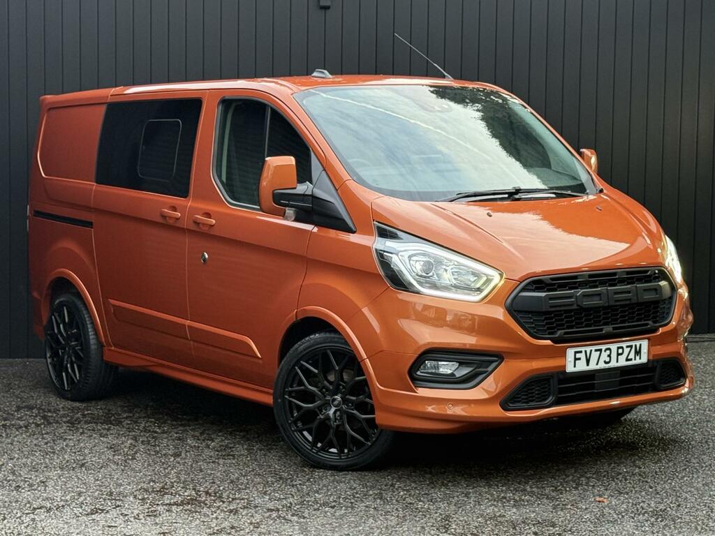 Ford Transit Custom 2.0 170Ps Sport Ecoblue Crew Van Double Cab S FV73PZM Orange