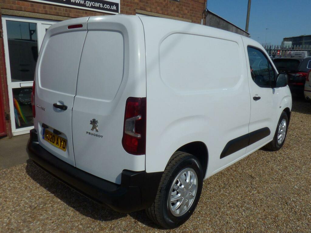 Peugeot Partner Panel Van 1.5 Bluehdi 1000 Grip 1 Owner Full NU20AYD White #4