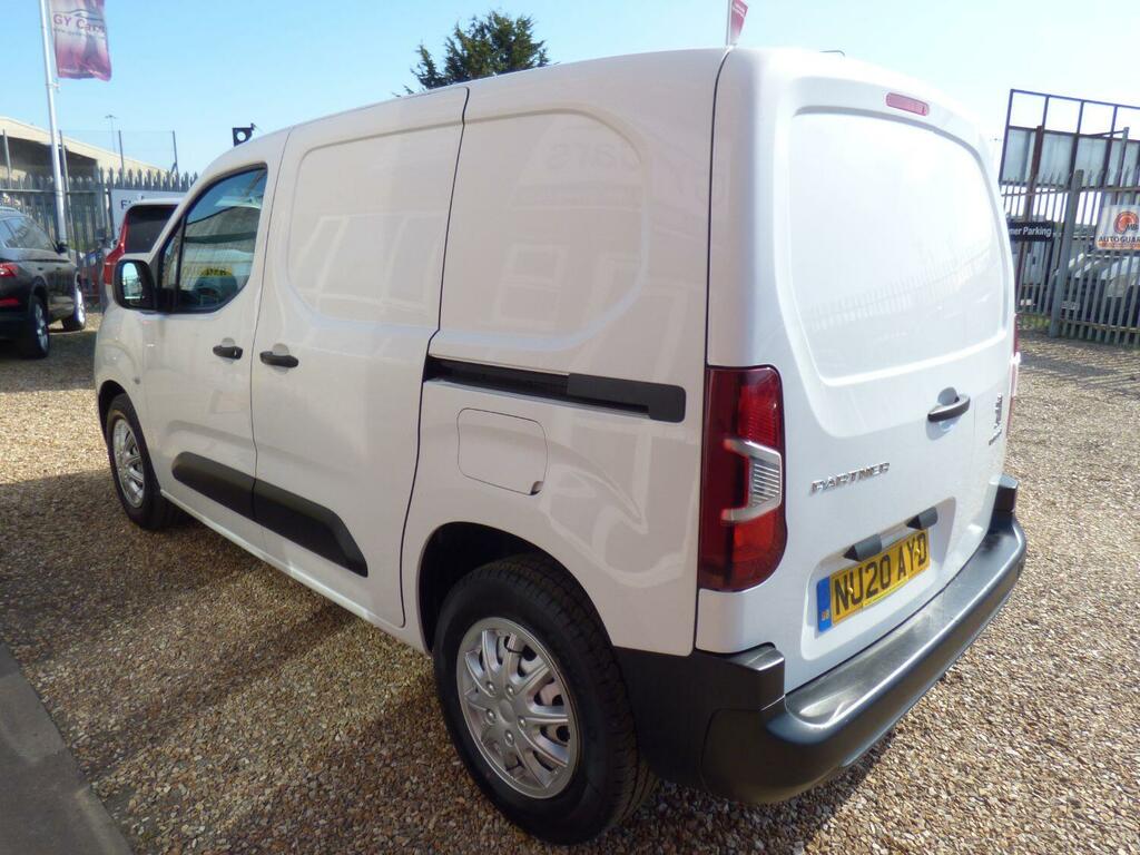 Peugeot Partner Panel Van 1.5 Bluehdi 1000 Grip 1 Owner Full NU20AYD White #6